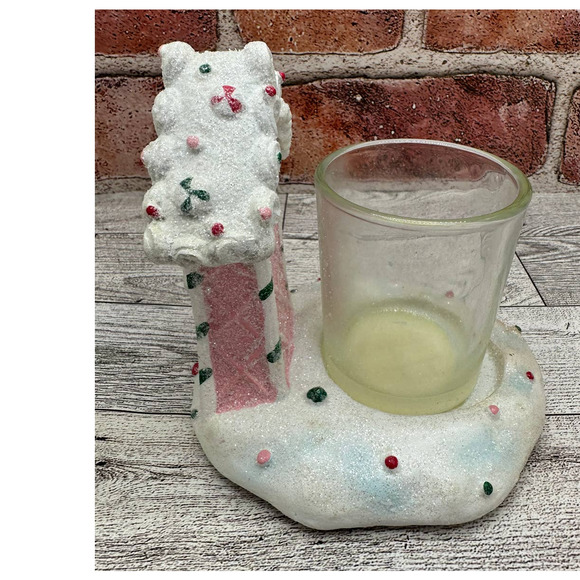 Brand New Yankee‎ Candle Sugar Plum Village Votive Candle Holder #1300032 - Picture 2 of 6
